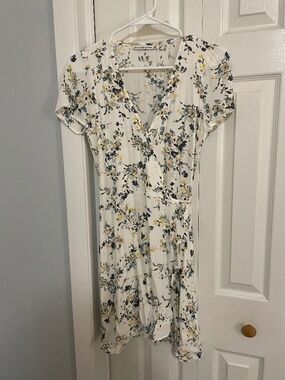 Abercrombie & Fitch Summer Floral Tie Wrap Dress Size XST